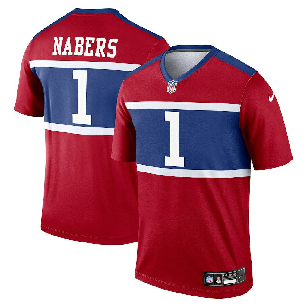 Nike Malik Nabers New York Giants Legend Player Performance Top Red