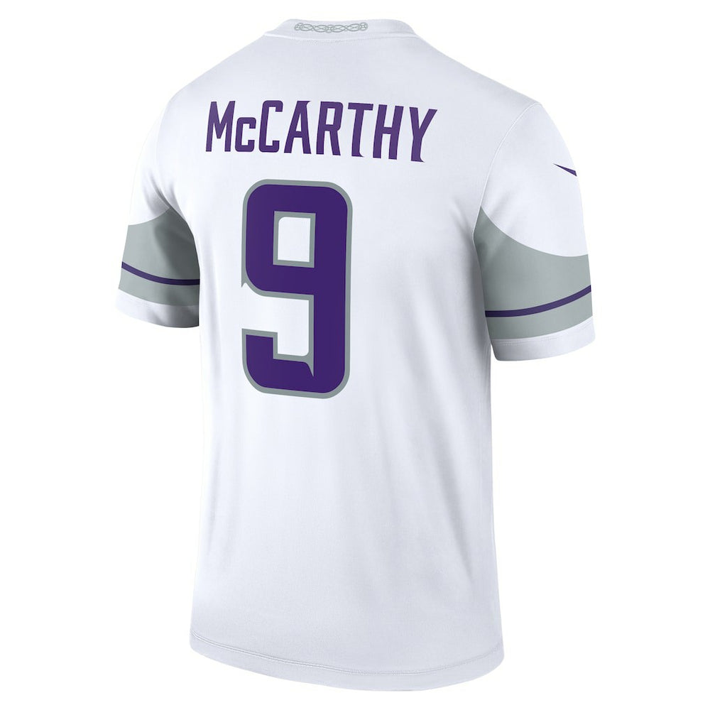 Nike J.J. McCarthy Minnesota Vikings Legend Player Performance Top White
