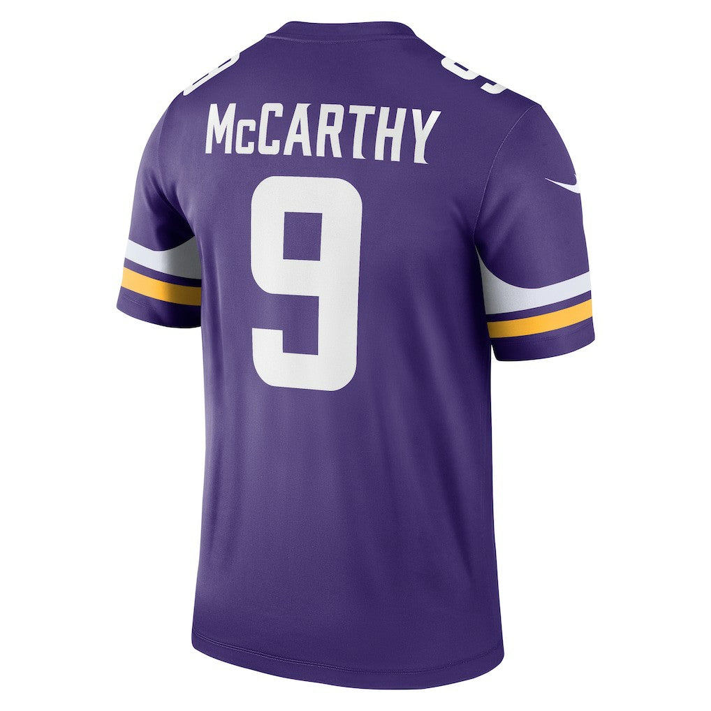 Nike J.J. McCarthy Minnesota Vikings Legend Player Performance Top Purple