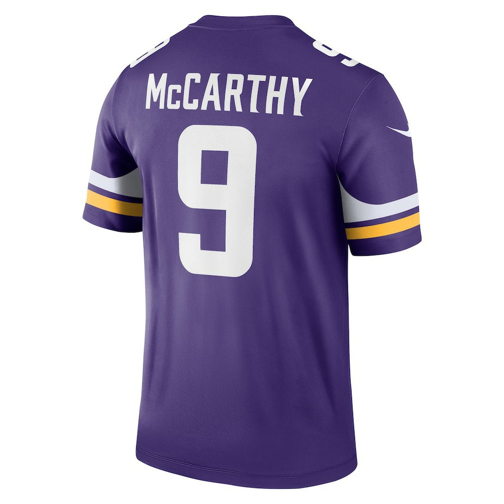 Nike J.J. McCarthy Minnesota Vikings Legend Player Performance Top Purple