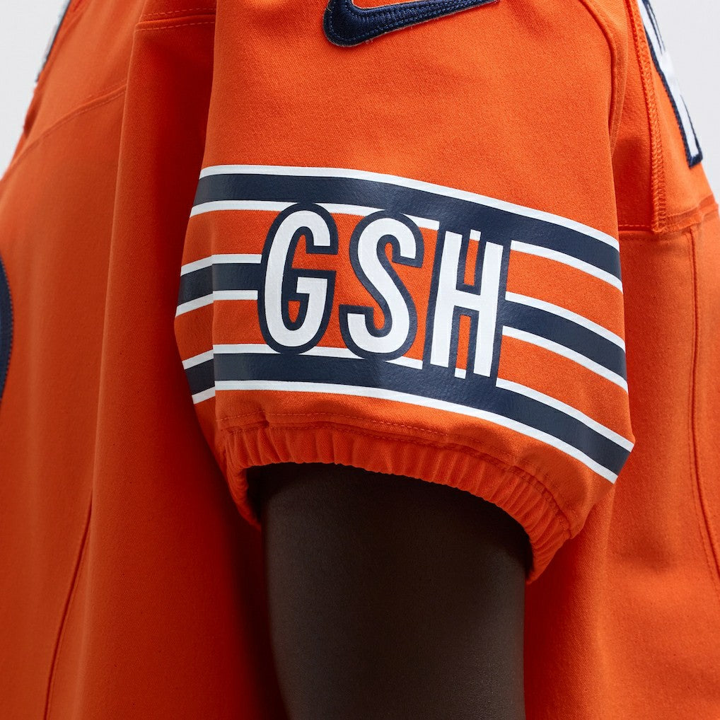 Nike Caleb Williams Chicago Bears Alternate Vapor F.U.S.E. Elite Jersey Orange