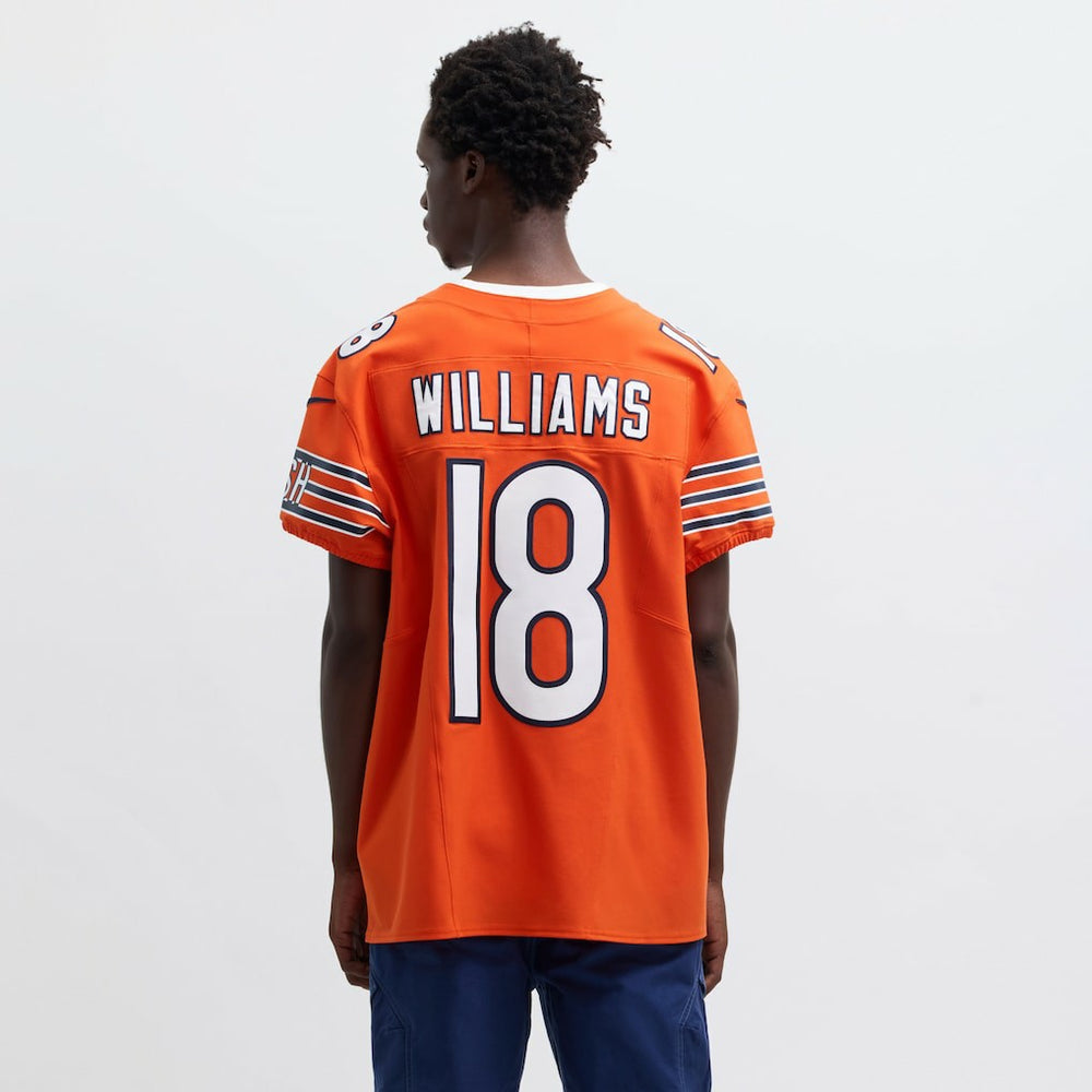 Nike Caleb Williams Chicago Bears Alternate Vapor F.U.S.E. Elite Jersey Orange