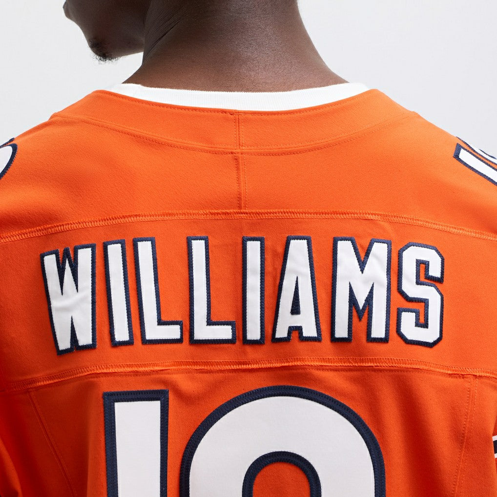 Nike Caleb Williams Chicago Bears Alternate Vapor F.U.S.E. Elite Jersey Orange