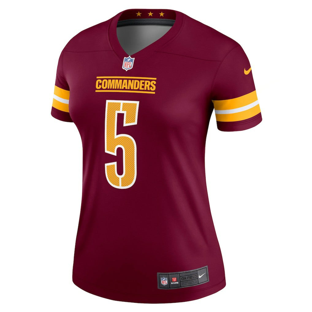 Nike Jayden Daniels Washington Commanders Women's Legend Player Performance Top Burgundy