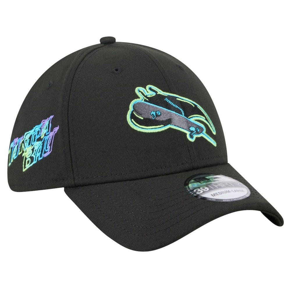 Tampa Bay Rays New Era City Connect 39THIRTY Flex Hat - Black - New Era on Sale