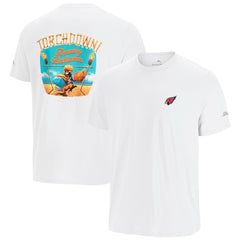 Arizona Cardinals Sport Torchdown Graphic T-Shirt White