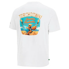 Las Vegas Raiders Sport Torchdown Graphic T-Shirt White