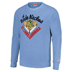 St. Louis Cardinals MLB x Guy Fieri’s Flavortown Unisex Tri-Blend Pullover Sweatshirt - Light Blue - MLB Discount