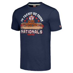 Washington Nationals MLB x Guy Fieri’s Flavortown Unisex Tri-Blend T-Shirt - Navy - MLB Sale