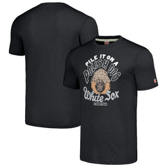 Chicago White Sox MLB x Guy Fieri’s Flavortown Unisex Tri-Blend T-Shirt - Charcoal - MLB Sale