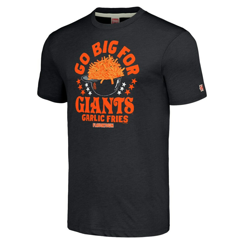 San Francisco Giants MLB x Guy Fieri’s Flavortown Unisex Tri-Blend T-Shirt - Charcoal - MLB Online