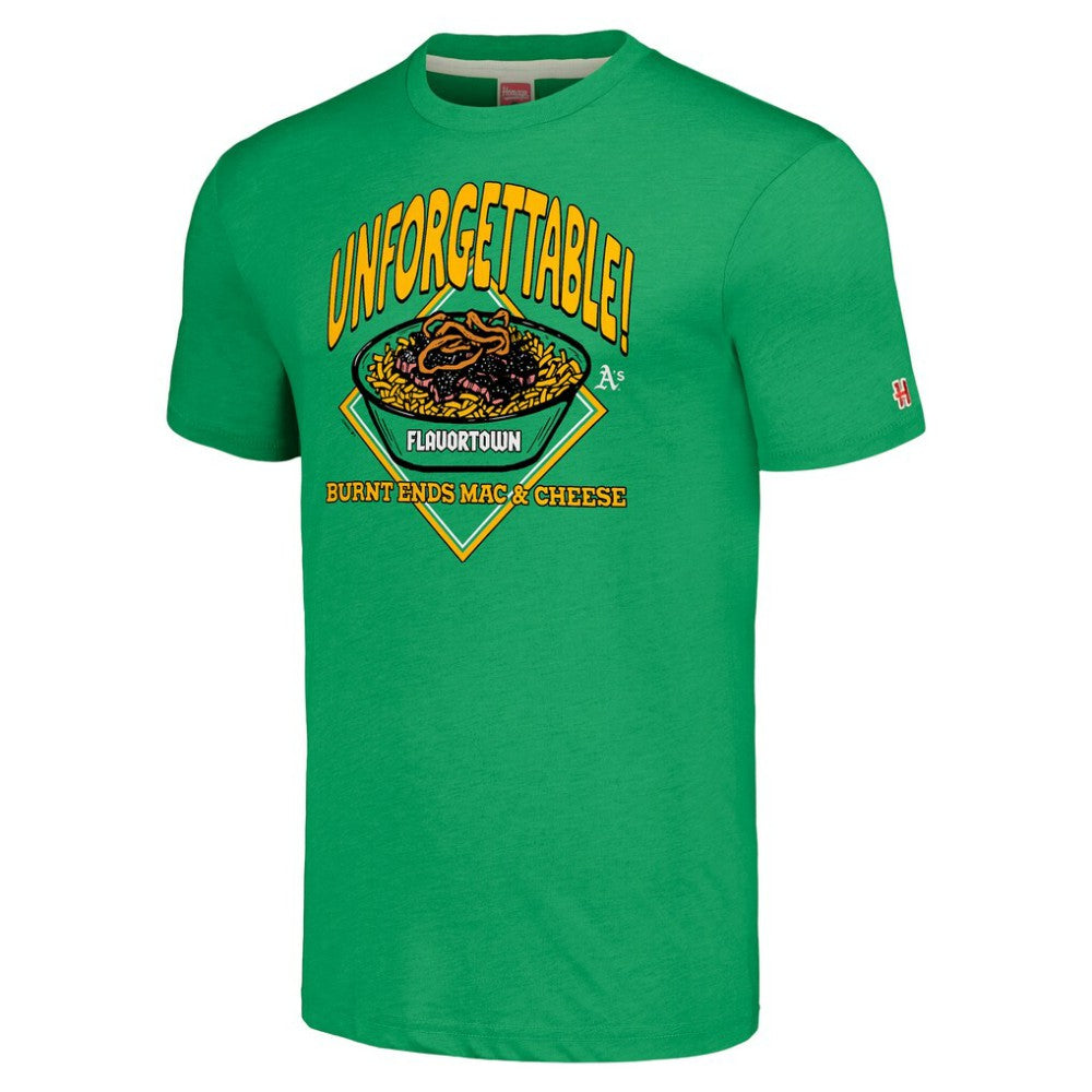 Athletics MLB x Guy Fieri’s Flavortown Unisex Tri-Blend T-Shirt - Green - MLB Sale