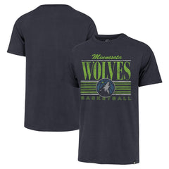 Minnesota Timberwolves '47 Remix Franklin T-Shirt Navy | 47 brand US