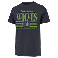 Minnesota Timberwolves '47 Remix Franklin T-Shirt Navy | 47 brand US
