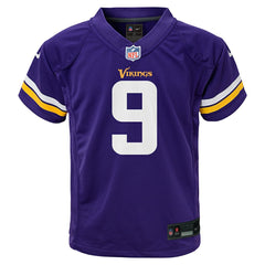 Nike J.J. McCarthy Minnesota Vikings Preschool Player Game Jersey Purple