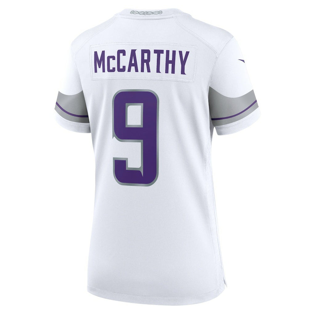 Nike J.J. McCarthy Minnesota Vikings Women's Alternate Game Player Jersey White