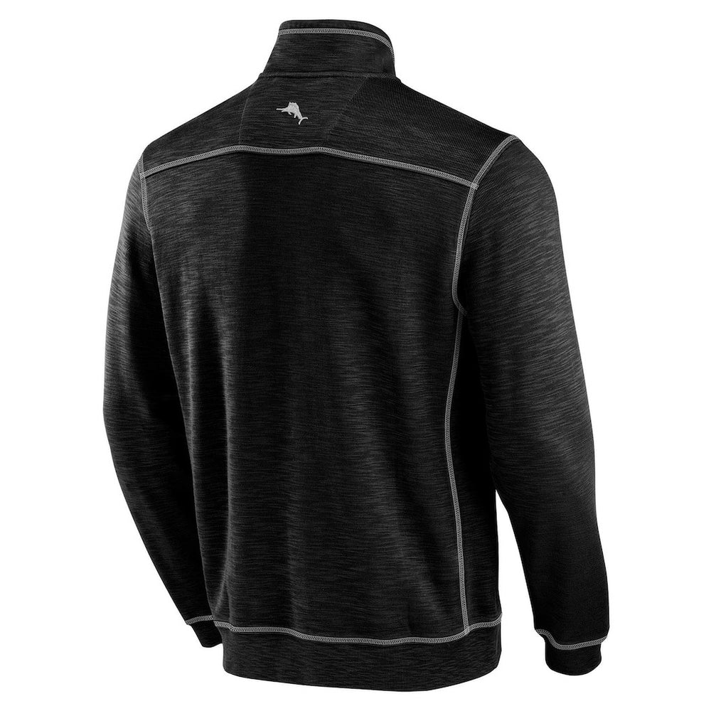 New Orleans Saints Big & Tall Tobago Bay Half-Zip Sweatshirt Black
