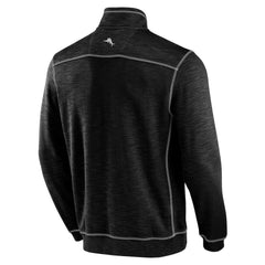 New Orleans Saints Big & Tall Tobago Bay Half-Zip Sweatshirt Black