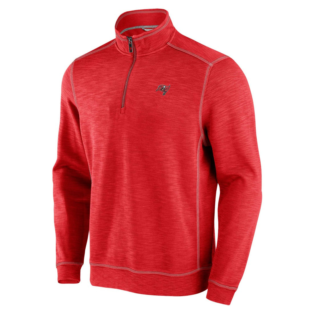 Tampa Bay Buccaneers Big & Tall Tobago Bay Half-Zip Sweatshirt Red
