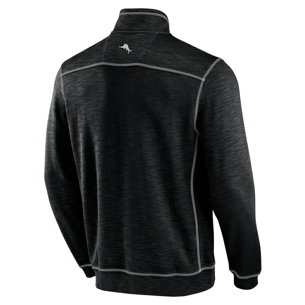 Miami Dolphins Tobago Bay Tri-Blend Half-Zip Sweatshirt Black