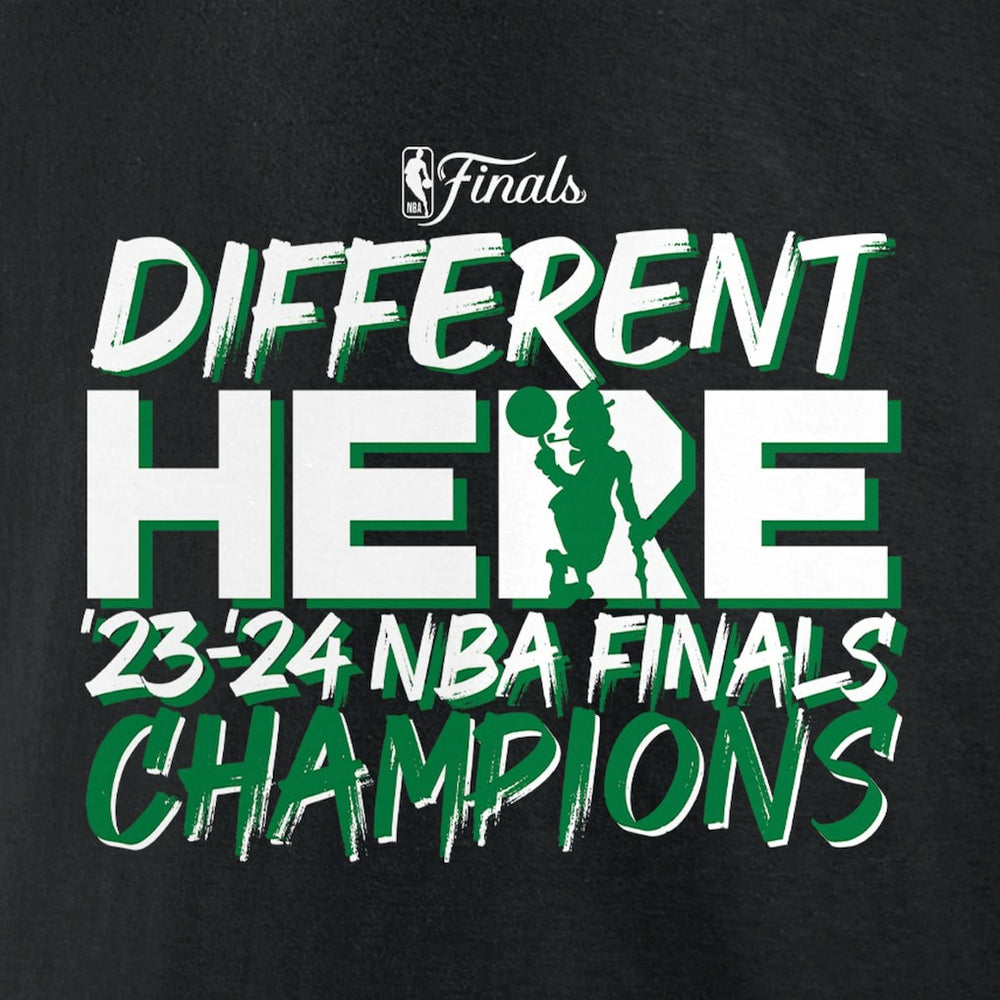 Boston Celtics 2024 NBA Finals Champions Pump Fake Hometown Originals T-Shirt Black | Fanatics