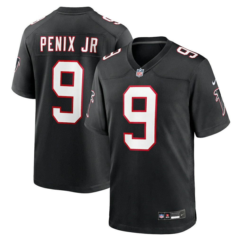 Nike Michael Penix Jr. Atlanta Falcons Alternate Game Jersey Black