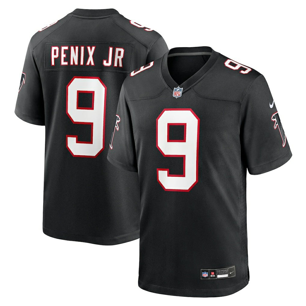 Nike Michael Penix Jr. Atlanta Falcons Alternate Game Jersey Black