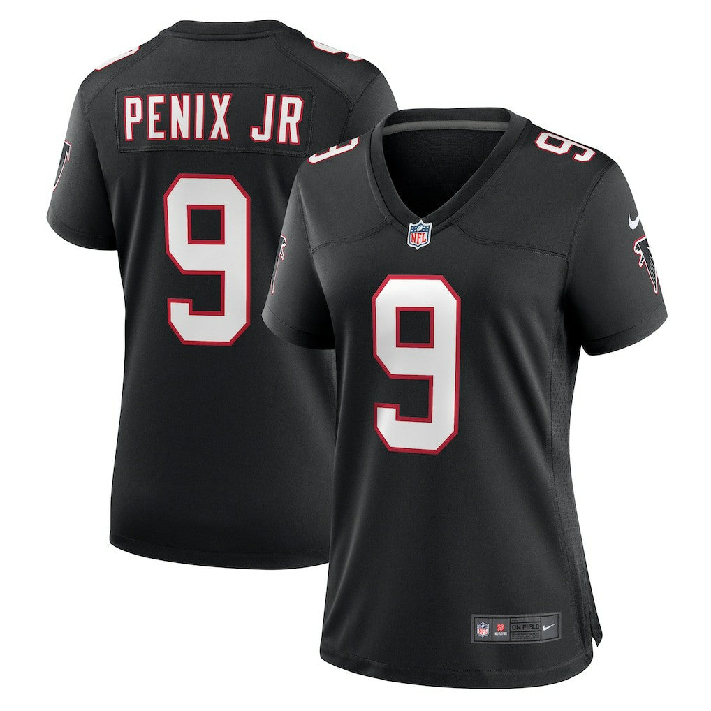 Nike Michael Penix Jr. Atlanta Falcons Women's Alternate Game Jersey Black