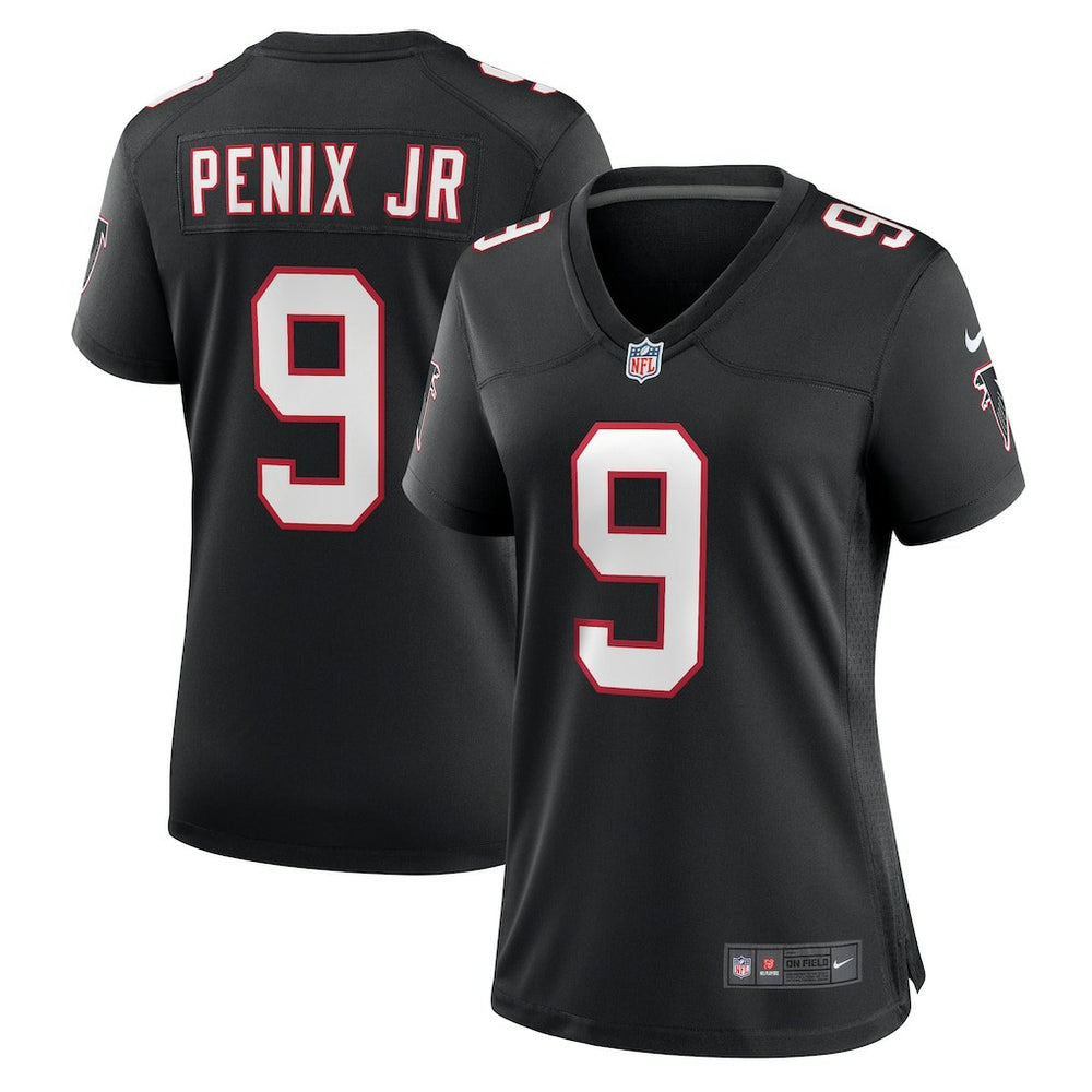 Nike Michael Penix Jr. Atlanta Falcons Women's Alternate Game Jersey Black