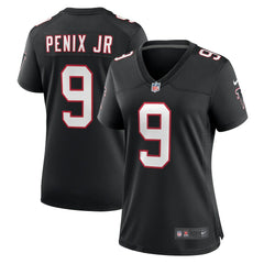 Nike Michael Penix Jr. Atlanta Falcons Women's Alternate Game Jersey Black