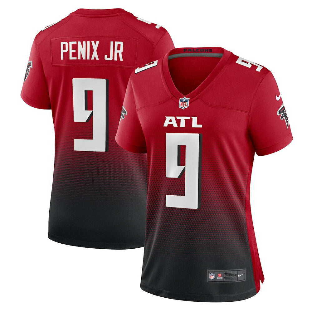 Nike Michael Penix Jr. Atlanta Falcons Women's Alternate Game Jersey Red