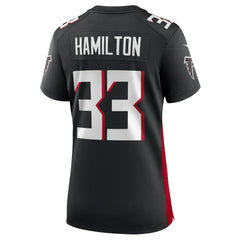 Nike Antonio Hamilton Atlanta Falcons Women's Game Jersey Black