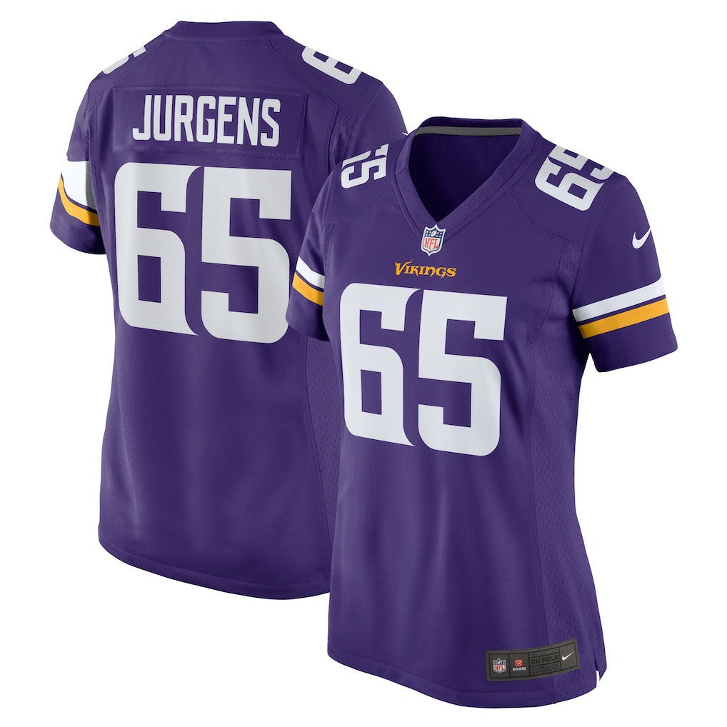 Nike Michael Jurgens Minnesota Vikings Women's Game Jersey Purple