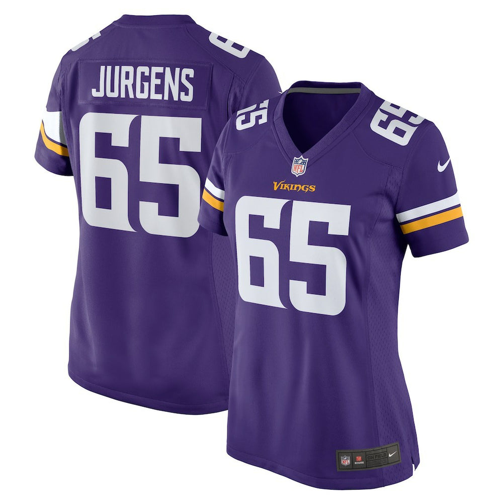 Nike Michael Jurgens Minnesota Vikings Women's Game Jersey Purple
