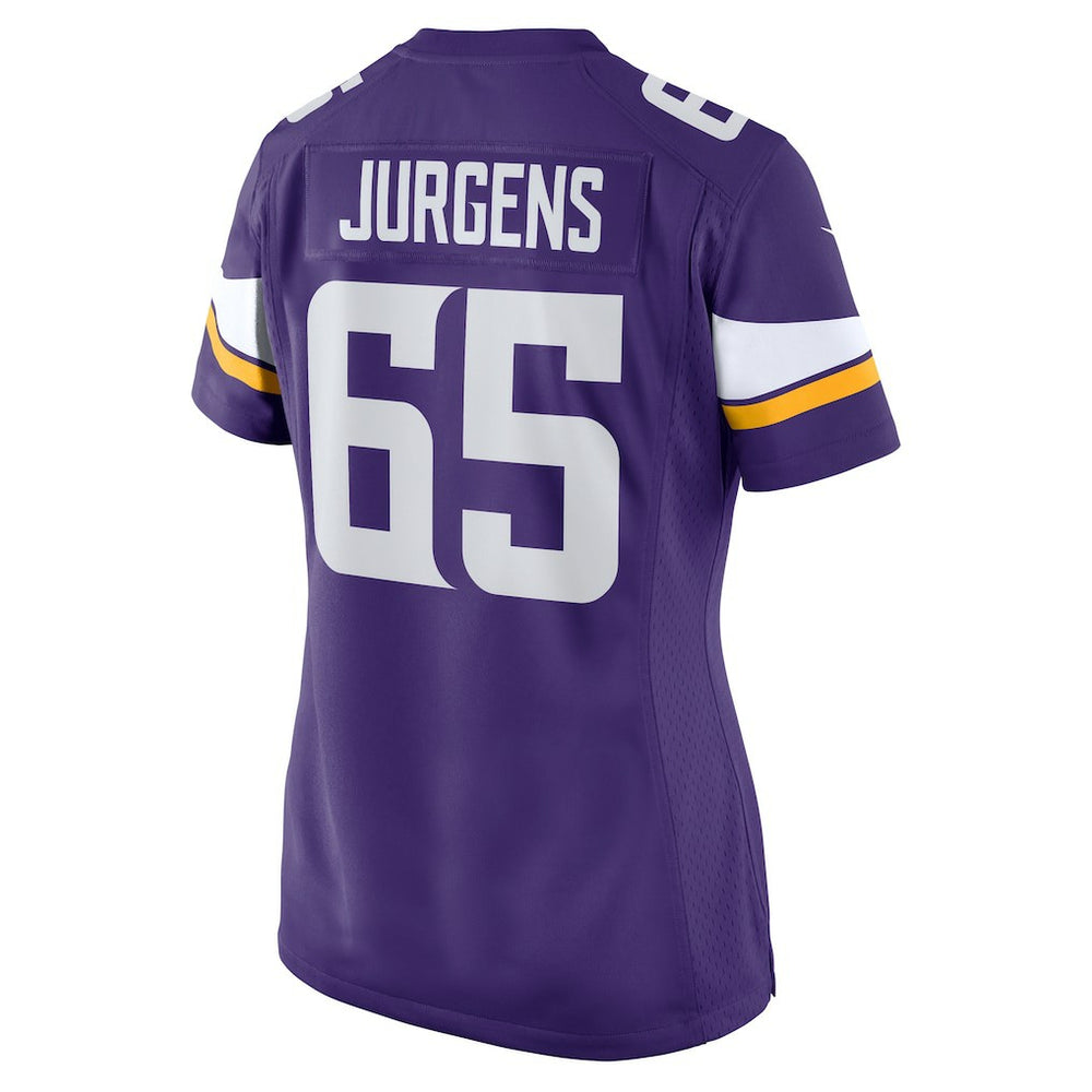 Nike Michael Jurgens Minnesota Vikings Women's Game Jersey Purple