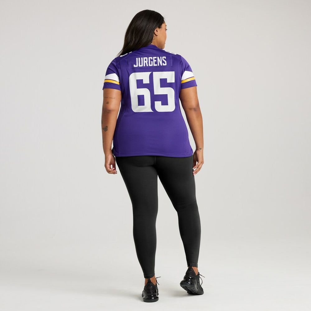 Nike Michael Jurgens Minnesota Vikings Women's Game Jersey Purple
