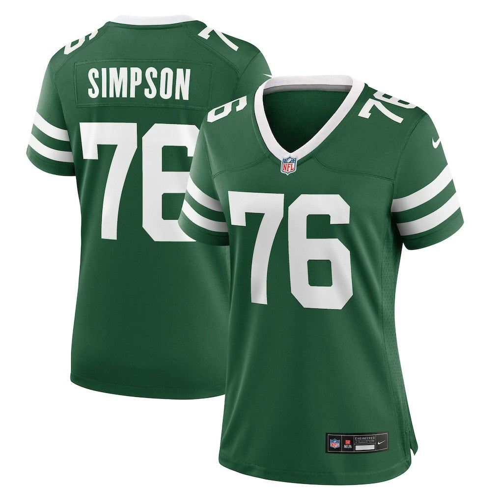 Nike John Simpson New York Jets Women's Game Jersey Legacy Green