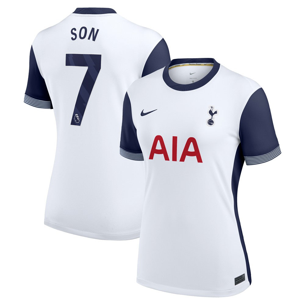 Son Heung-Min Tottenham Hotspur Women's 2024/25 Home Replica Player Jersey White - Nike
