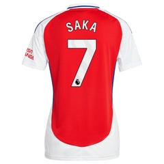 Bukayo Saka Arsenal Women's 2024/25 Home Replica Player Jersey – Red - Adidas outlet