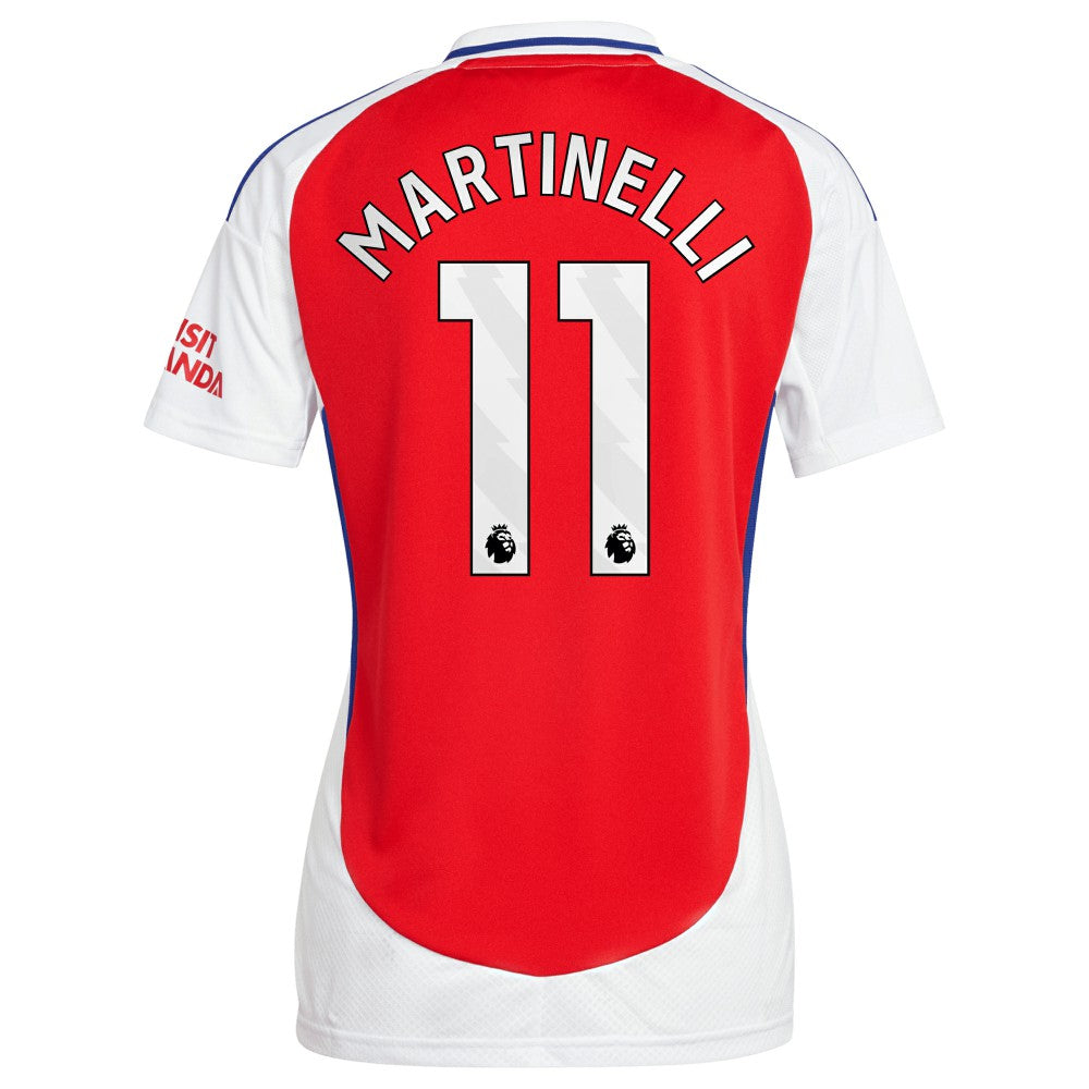 Gabriel Martinelli Arsenal Women's 2024/25 Home Replica Player Jersey – Red - Adidas outlet