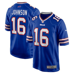 Nike Xavier Johnson Buffalo Bills Game Jersey Royal
