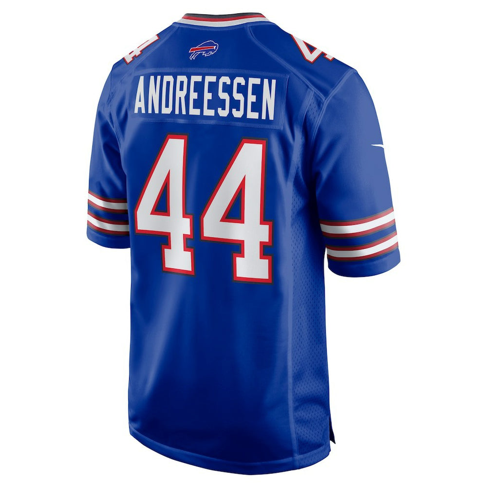 Nike Joe Andreessen Buffalo Bills Game Jersey Royal