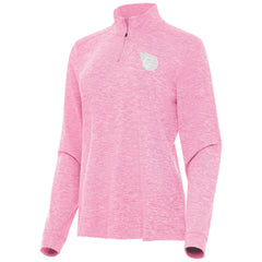 Cleveland Guardians Antigua Women's Mentor Lightweight Mock Neck Quarter-Zip Top - Pink - MLB Sale