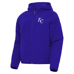 Kansas City Royals Antigua Women's Universe Full-Zip Hoodie Jacket - Royal - MLB Lifestyle