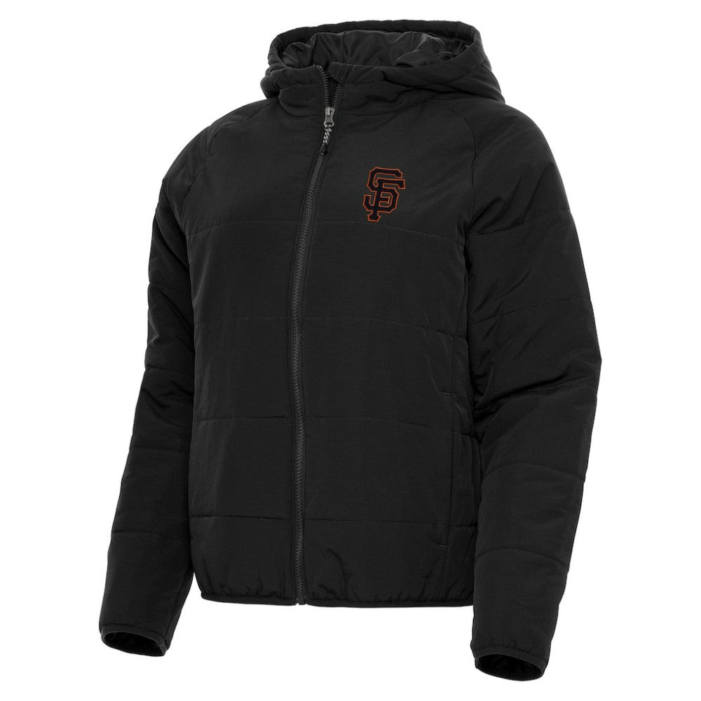 San Francisco Giants Antigua Women's Universe Full-Zip Hoodie Jacket - Black - MLB Online