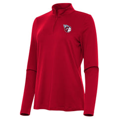 Cleveland Guardians Antigua Women's Reprocess Quarter-Zip Top - Red - MLB Lifestyle