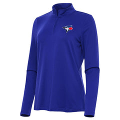 Toronto Blue Jays Antigua Women's Reprocess Quarter-Zip Top - Royal - MLB on Sale