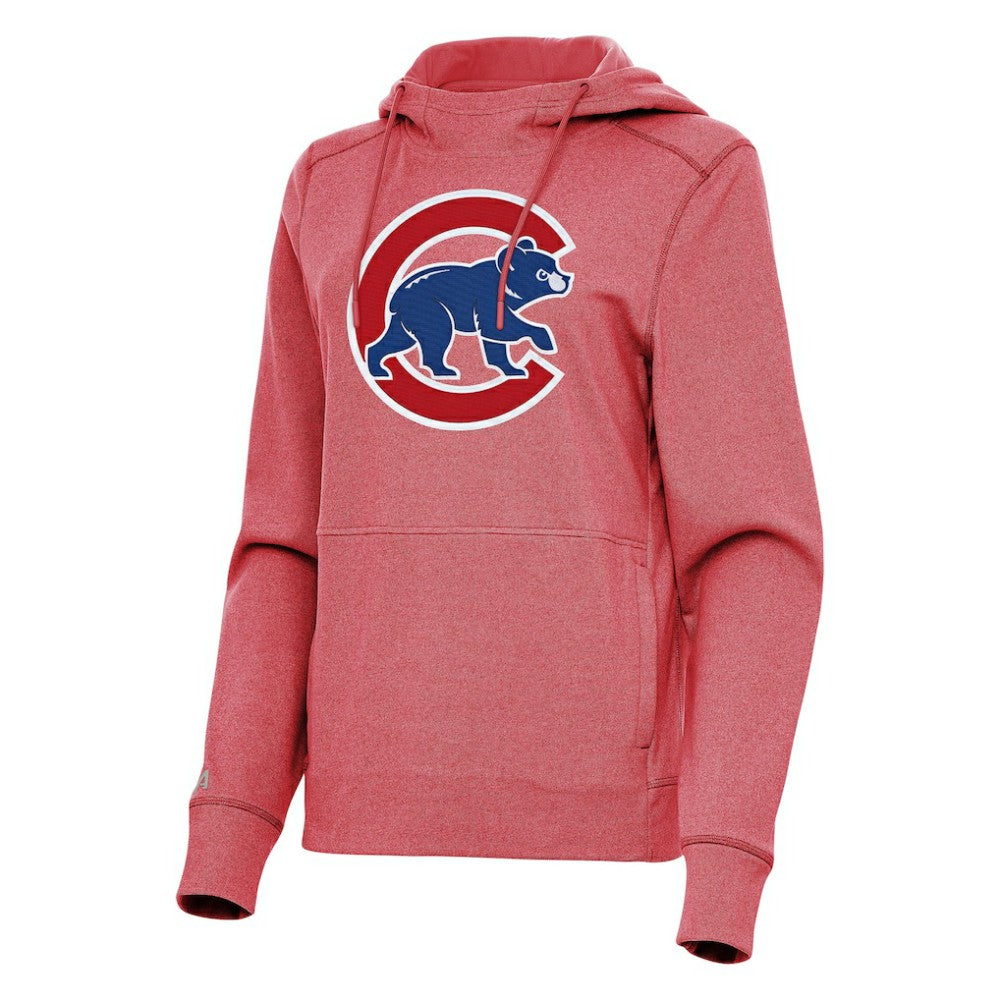 Chicago Cubs Antigua Women's Justice Pullover Hoodie - Heather Red - MLB Online