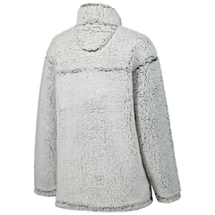Houston Texans G-III 4Her by Carl Banks Women's Sherpa Quarter-Zip Jacket Gray