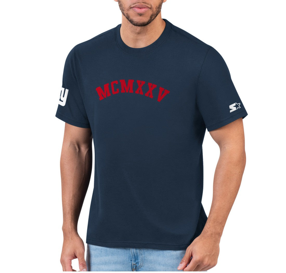 New York Giants Starter 1925 Collection T-Shirt Navy